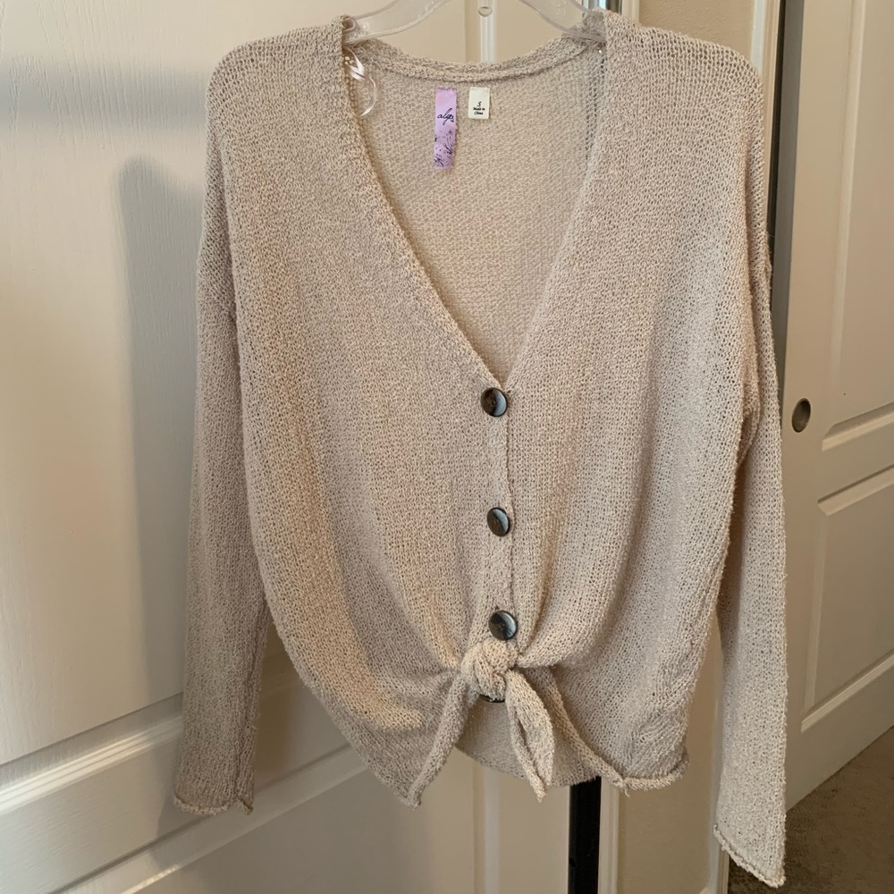 Tan Light Cardigan